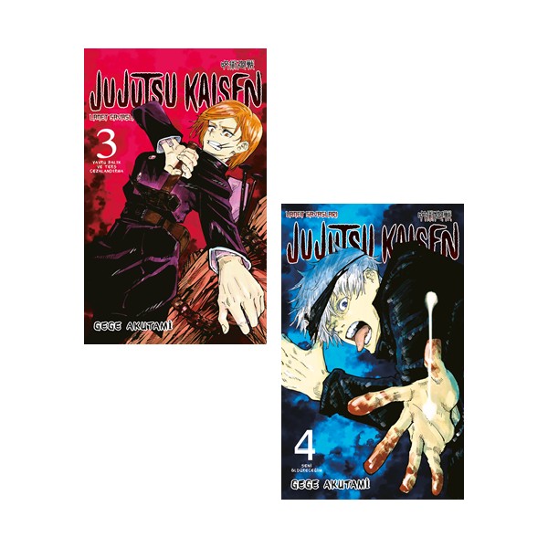 Gerekli Şeyler Yayıncılık Jujutsu Kaisen Manga Seti 3-4. Ciltler Gege Akutami Ciltsiz Türkçe Yayın Çizgi Roman Fiyatı
