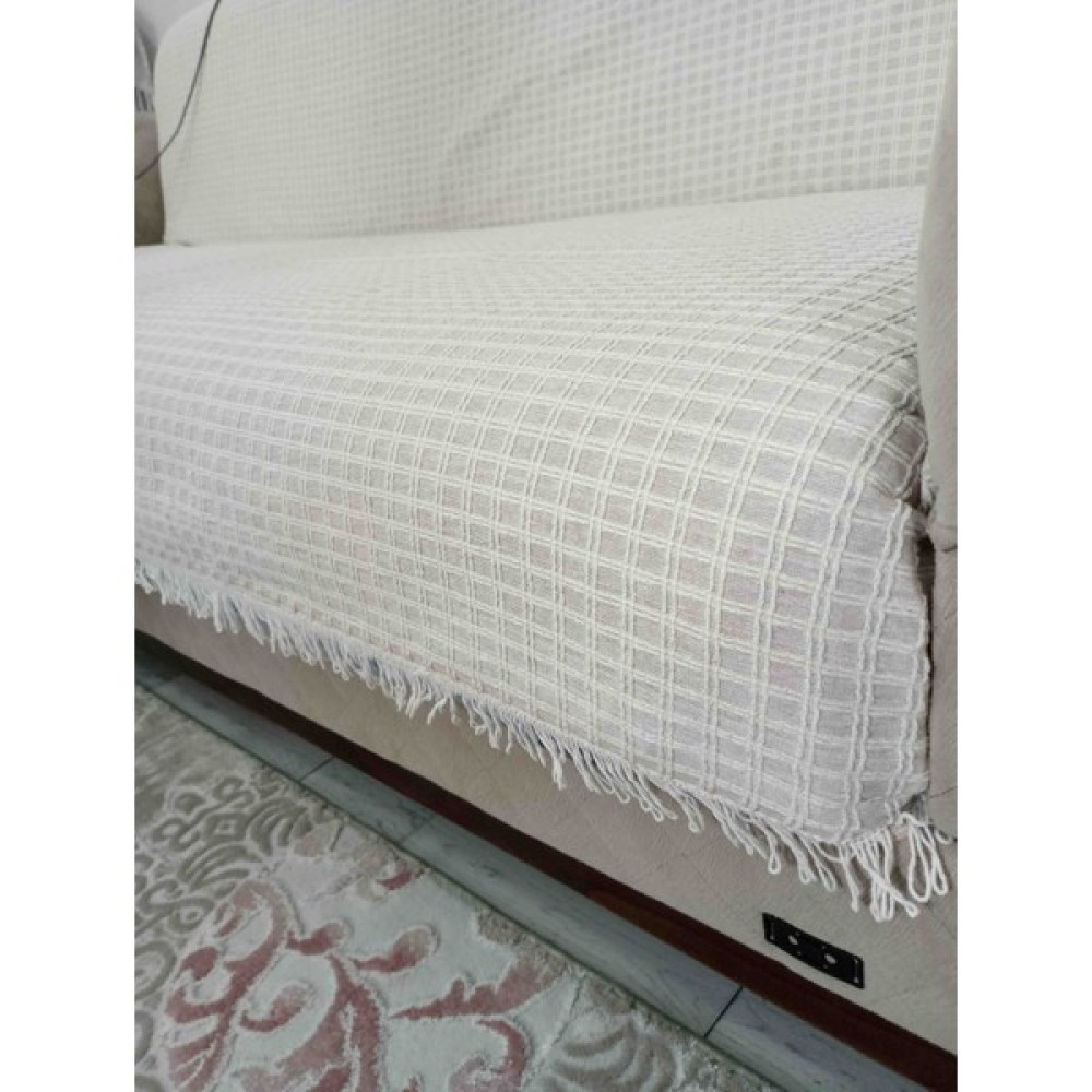 Gereli Home Buldan Dokuma Çekyat Koltuk Örtüsü - Bej - 170 x 210 cm Koltuk & Kanepe Örtüsü Fiyatı