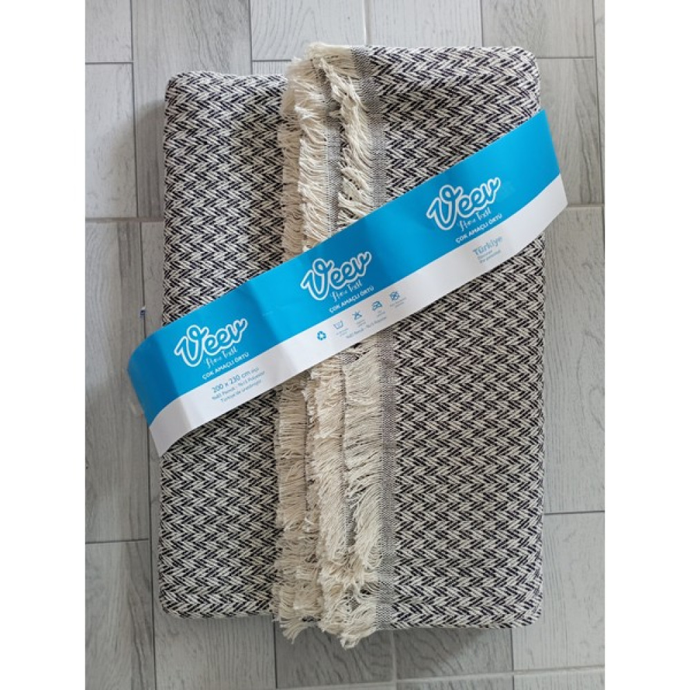 Gereli Home Dokuma Yatak Örtüsü - Siyah - 200 x 230 cm Yatak Örtüsü Fiyatı