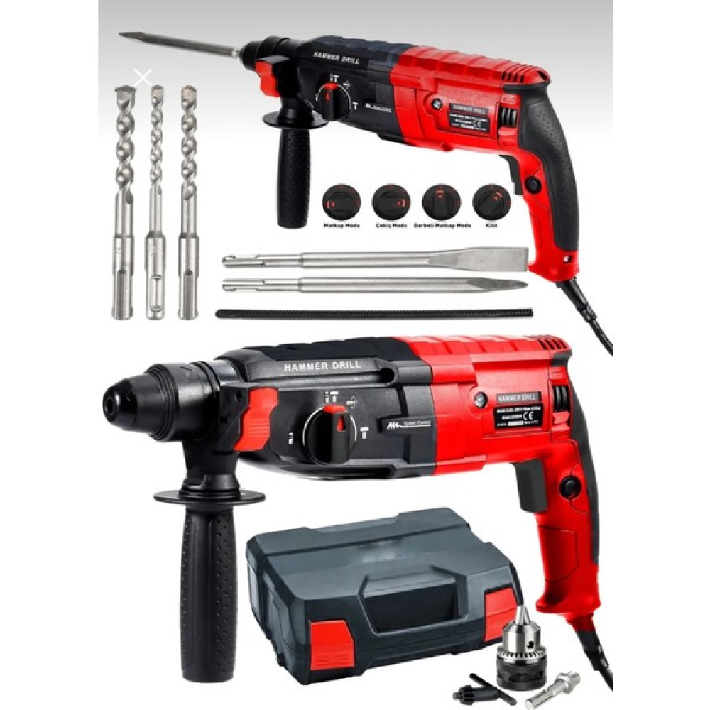 Germany Steel 4200W Çelik Şanzuman Bakir Sargılı 2-28 Kırıcı Delici Hilti Matkap 5 Adet Uç GRM-Kırıcı11 Matkaplar Fiyatı