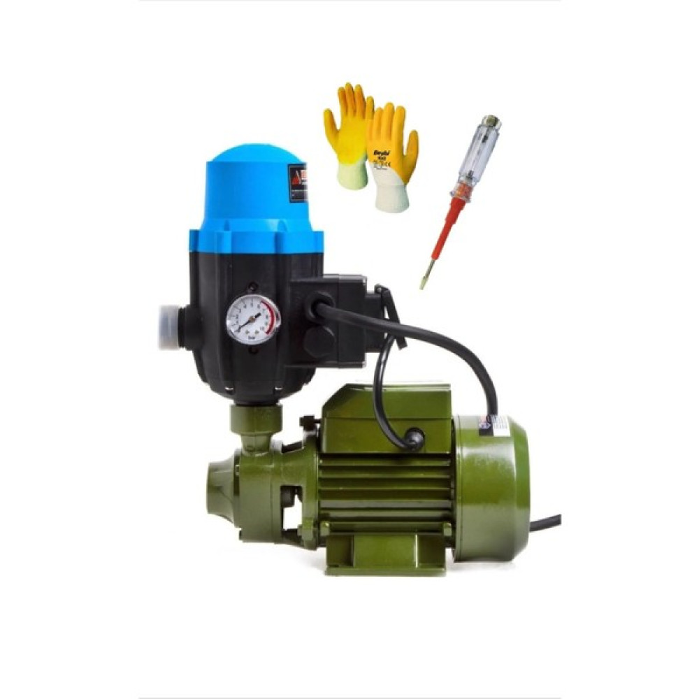 Germany Steel Germany Qb60F Set Hidrofor Otomatik Su Pompası 0.70 Hp 0.55 Kw Hidrofor Set Pompa 2 Kat 1 Daire Su Motoru Fiyatı