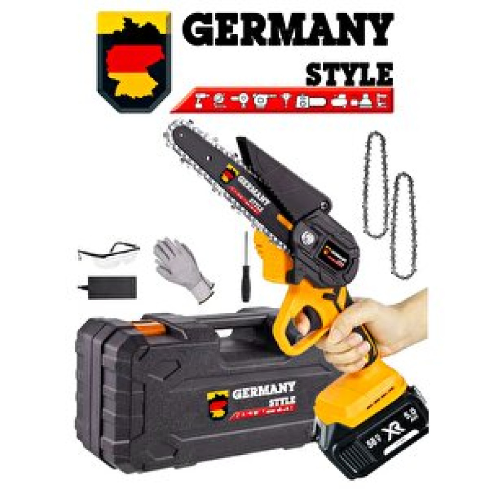 Germany Style Dal Budama Makinesi Şarjlı El Testeresi Çift Zincir Çift Batarya Premium Seri 58 Vf Dal Budama Makineleri Fiyatı