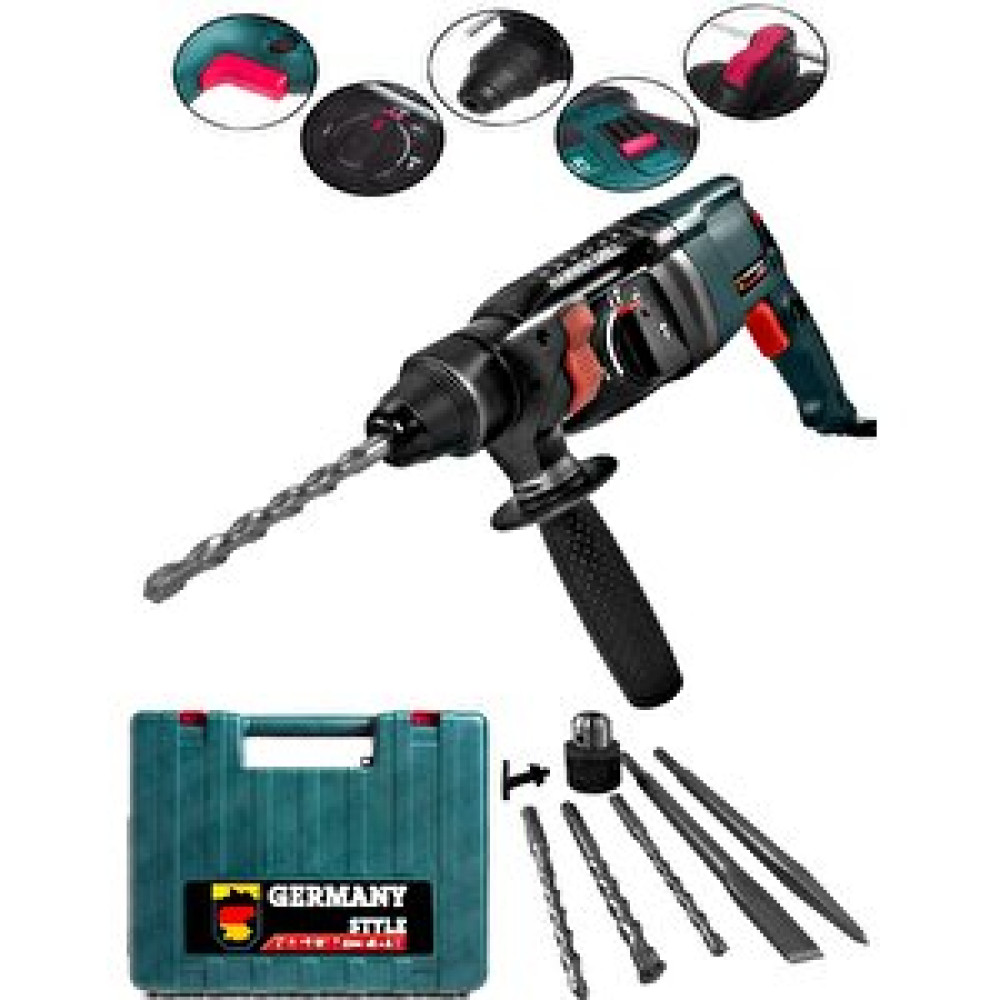 Germany Style Grm9004 1500 Watt Sds Plus Kırıcı Delici Hilti Matkap 26 Mm 2.2 Juel 2 Yıl Garantili Kırıcı Deliciler & Kırıcılar Fiyatı