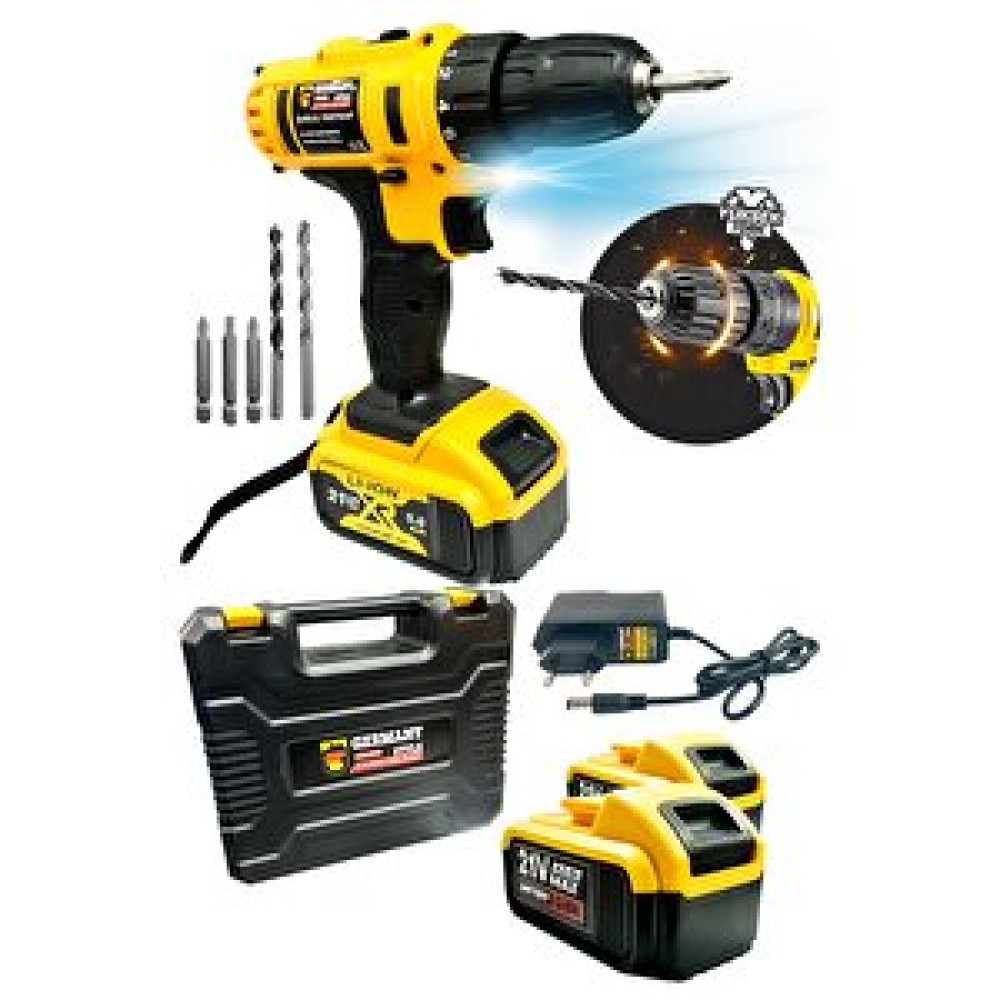 Germany Style Grm9004 21v Çift Akülü Li-ion Bataryalı Taşıma Çantalı Akülü Vidalama Matkap Matkaplar Fiyatı