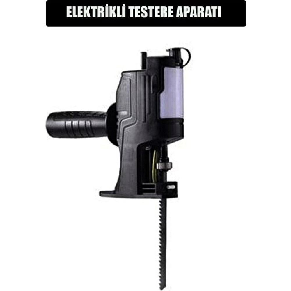 Germany Style Şarjlı - Elektrikli Matkap Pistonlu Jig Testere Aparatı Ağaç Metal Işleme Adaptör Dekupaj Testere Fiyatı