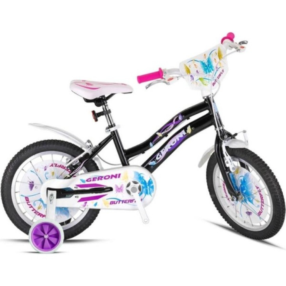 Geroni Butterfly - 16 Mtb - 10' - Vitessiz - V.b. - Siyah Çocuk Bisikletleri Fiyatı