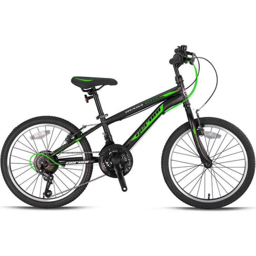 Geroni Kron Mars - 20" Mtb - 10' - 21 Vites - V.b. - Siyah-Beyaz/yeşil Çocuk Bisikletleri Fiyatı