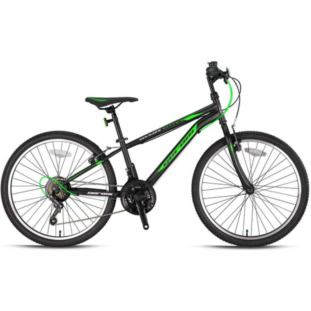 Geroni Kron Mars - 24" Mtb - 12' - 21 Vites - V.b. - Siyah-Beyaz/yeşil Çocuk Bisikletleri Fiyatı