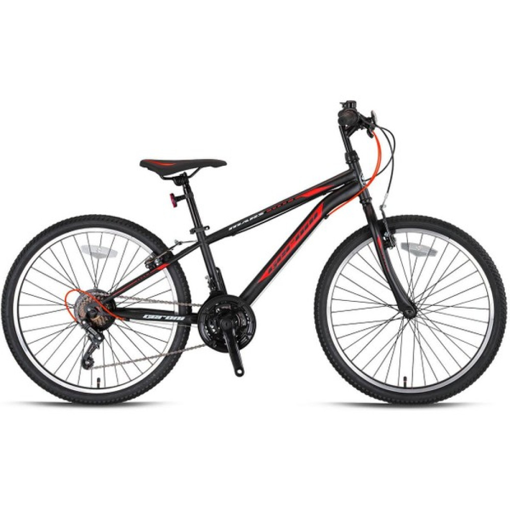 Geroni Kron Mars - 24" Mtb - 12' - 21 Vites - V.b. - Siyah-Cool Gri/kırmızı Çocuk Bisikletleri Fiyatı