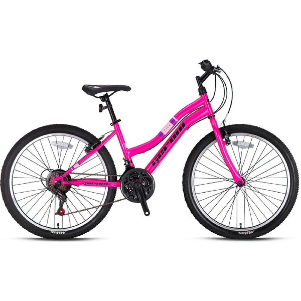 Geroni Kron Swan Lady - 24 Mtb - 14 - 21 Vites - V.b. - Parlak Pembe-Açık Pembe/eflatun Çocuk Bisikletleri Fiyatı