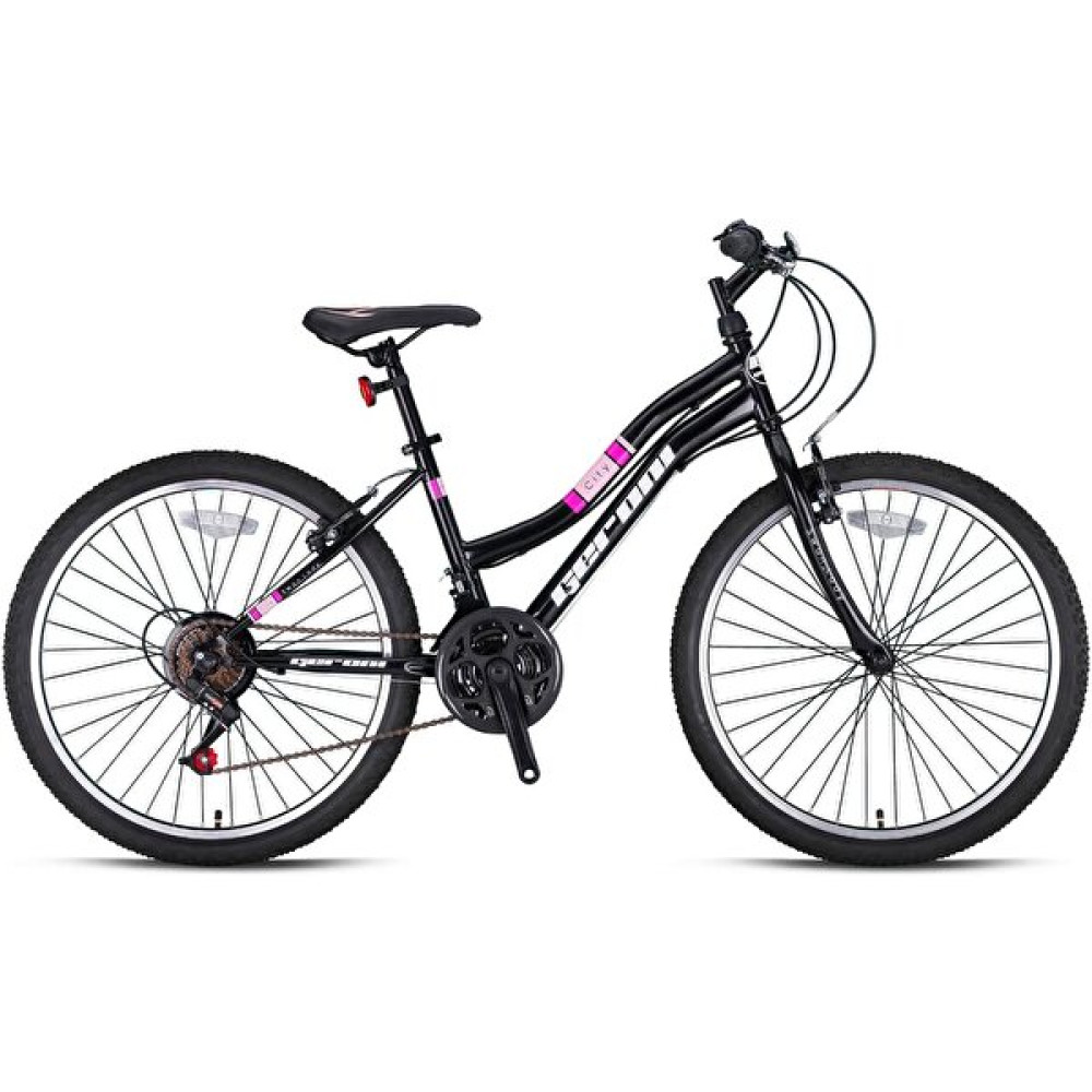 Geroni Kron Swan Lady - 24 Mtb - 14 - 21 Vites - V.b. - Siyah-Ekru/mor Çocuk Bisikletleri Fiyatı
