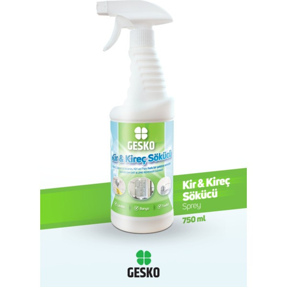 Gesko Banyo,duşakabin,armatür Kireç Sökücü Spray 750 ml Temizlik Malzemeleri Fiyatı