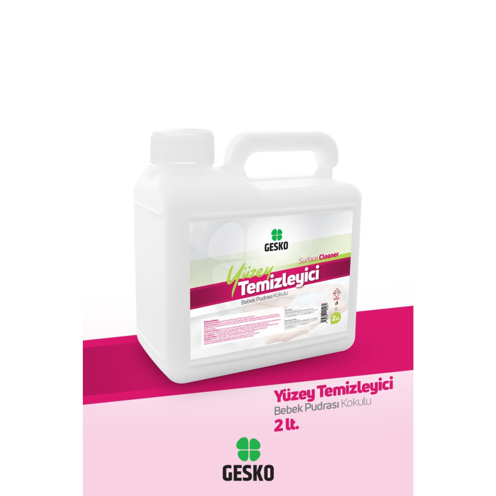 GESKO Bebek Pudrası Kokulu Yüzey Temizleyici 2 lt (2000 ml) Parlatıcı ve Temizleyiciler Fiyatı