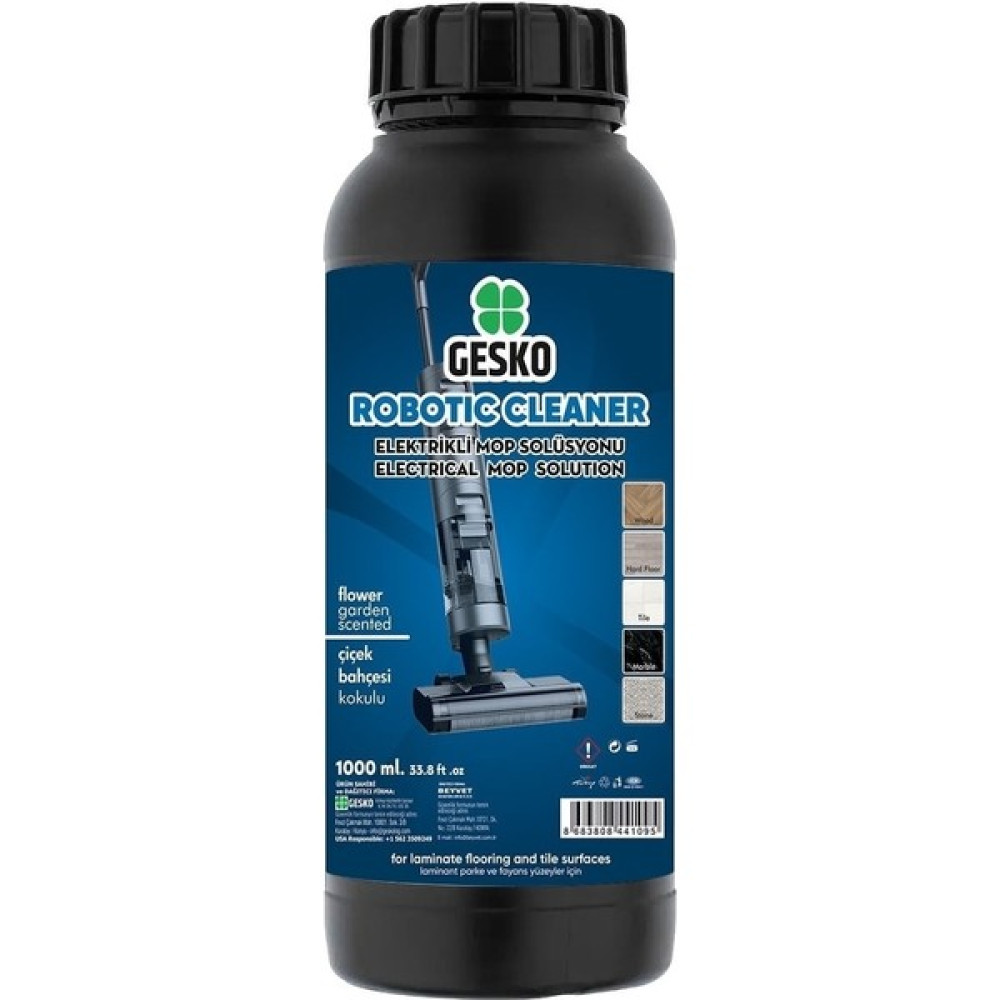 Gesko Elektrikli Mop(Dikey Süpürge) Solüsyonu Çiçek Bahçesi Kokulu 1000 ml Parlatıcı ve Temizleyiciler Fiyatı