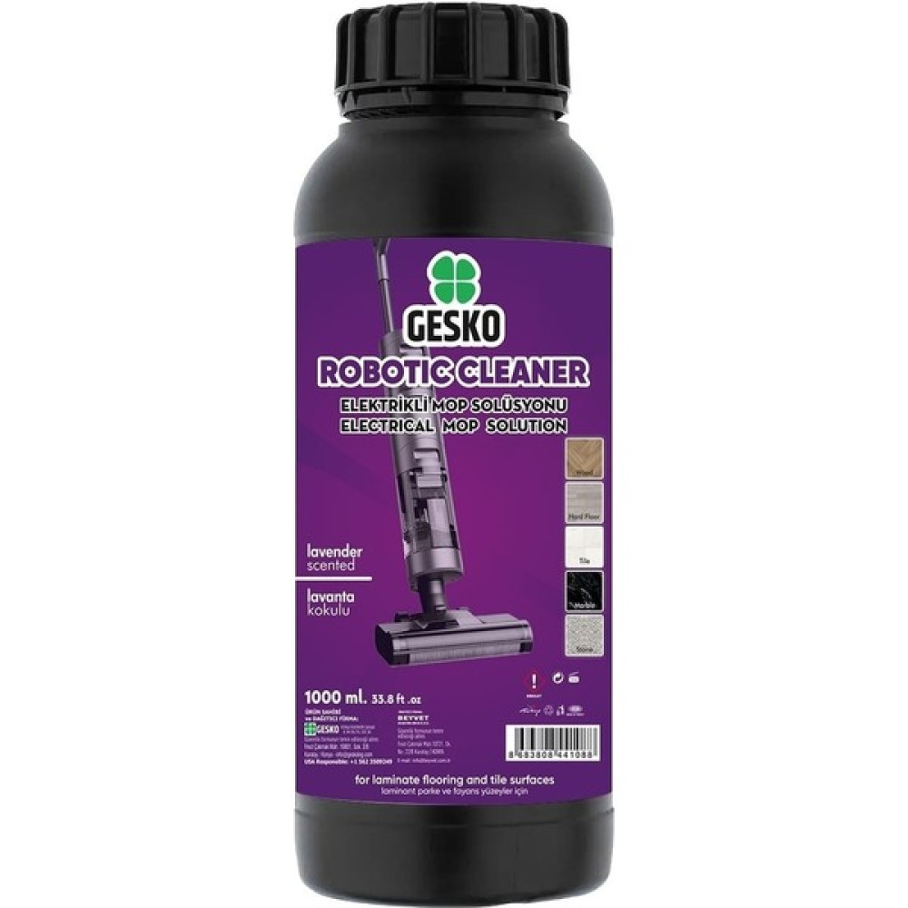 Gesko Elektrikli Mop(Dikey Süpürge) Solüsyonu Lavanta Kokulu 1000 ml Parlatıcı ve Temizleyiciler Fiyatı
