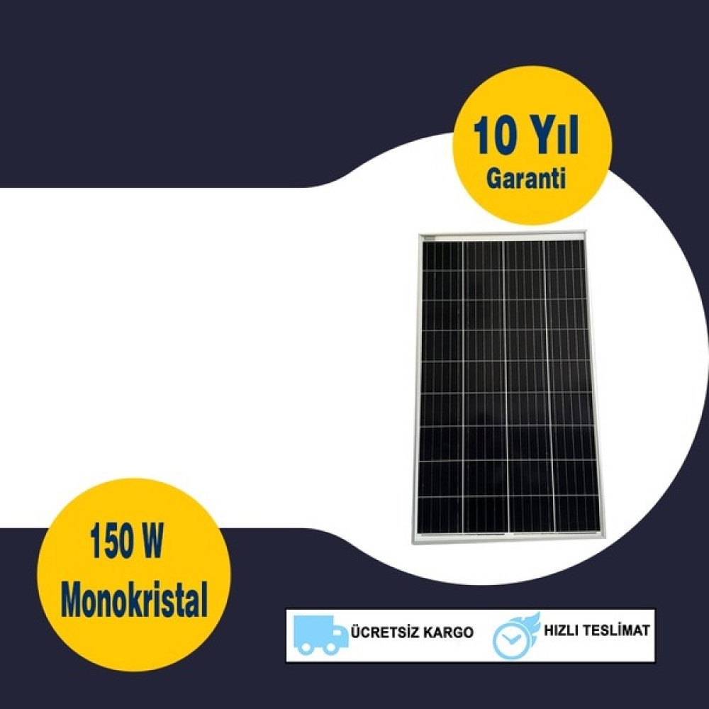 Gesper 150 Watt Monokristal Güneş Paneli Oto, Bahçe, Yapı Market Fiyatı
