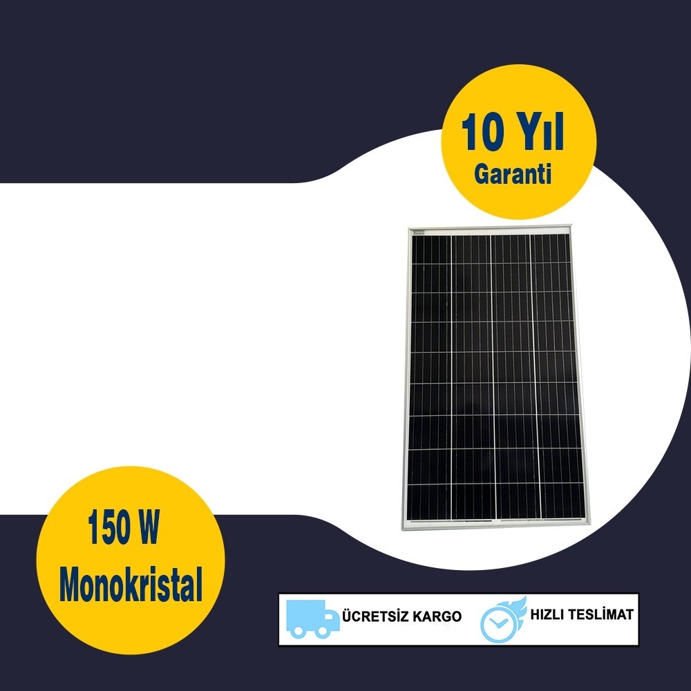 Gesper 150 Watt Monokristal Güneş Paneli Diğer Fiyatı