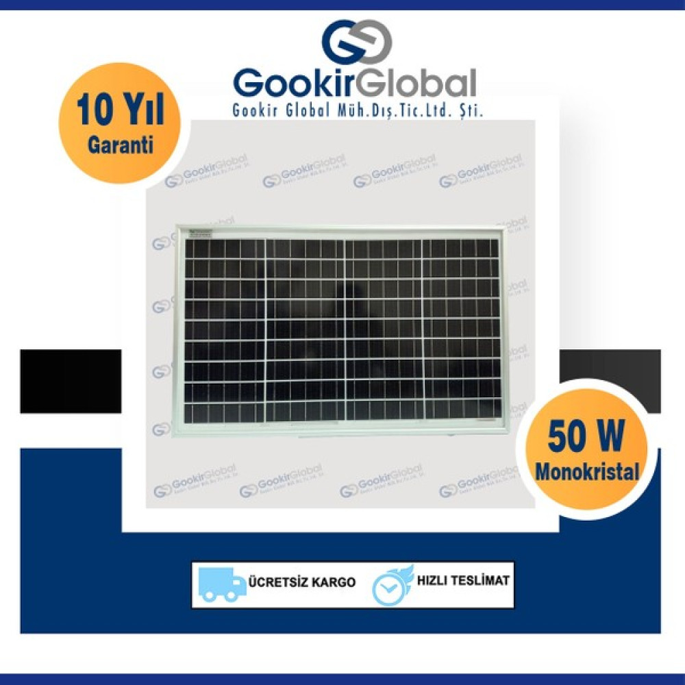 Gesper 50 Watt Monokristal Güneş Paneli Dış Mekan & Bahçe Oyuncakları Fiyatı