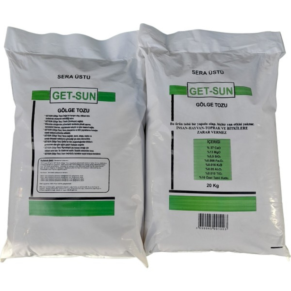GET Get-Sun Sera Üstü Gölge Tozu Plus - 10 x 45 x 65 cm - 10 Adet Bitki Fiyatı