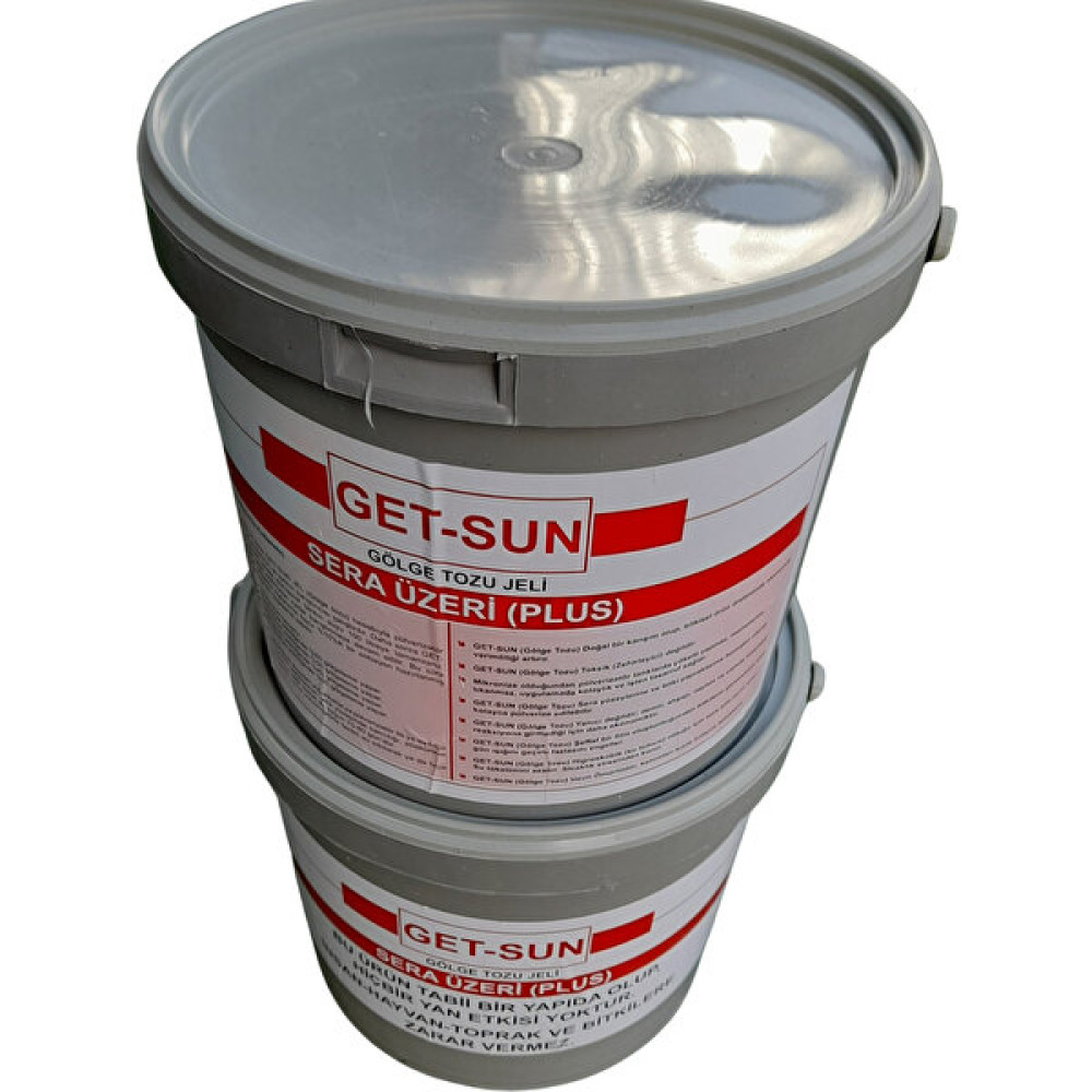 GET Get-Sun Sera Üzeri Gölge Jeli Plus (15KG Kova) - 10 lt - 10 Adet Bitki Fiyatı