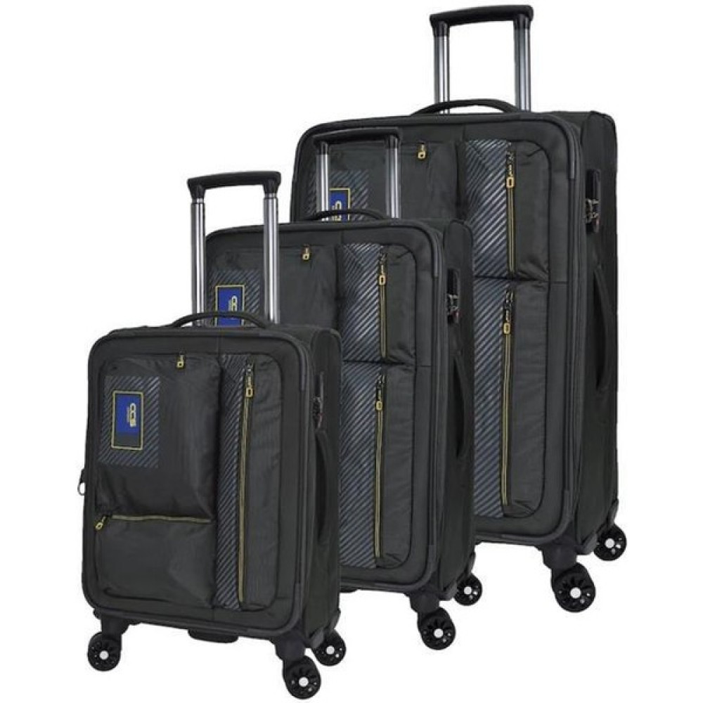 Getcho Ççs 600 Gri Lüx Kumaş Valiz Seti - Karel Çanta (Outdoor) Fiyatı