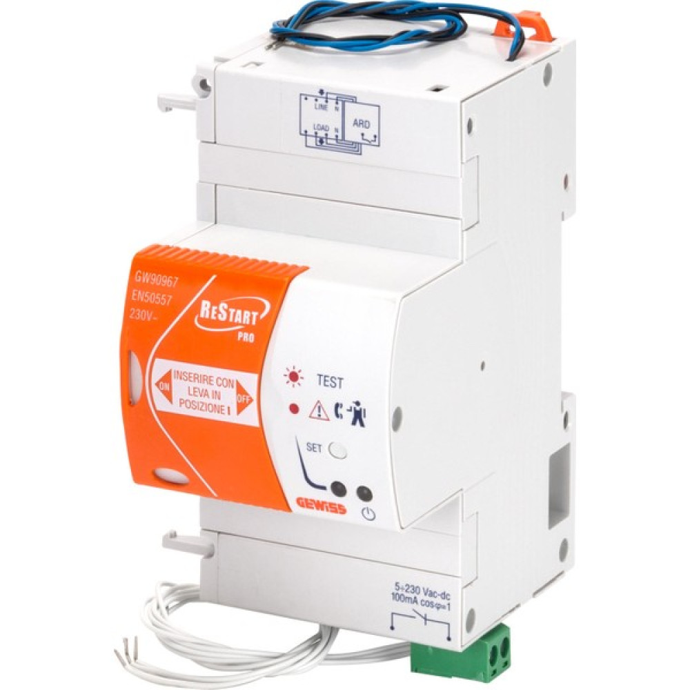 Gewiss GW90969-GWD4144 Restart Kaçak Akım Koruma Rölesi Otomatik Kurma Ünitesi- Rccb Kaçak Akım Rölesi 4p 63A AC/300 Ma 4m Elektrikli El Aletleri Fiyatı
