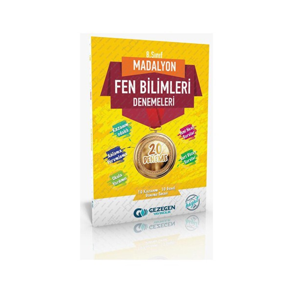 Gezegen 8. Sınıf Madalyon Fen Bilimleri 20'li Deneme Fen - Bilişim ve Teknoloji Fiyatı