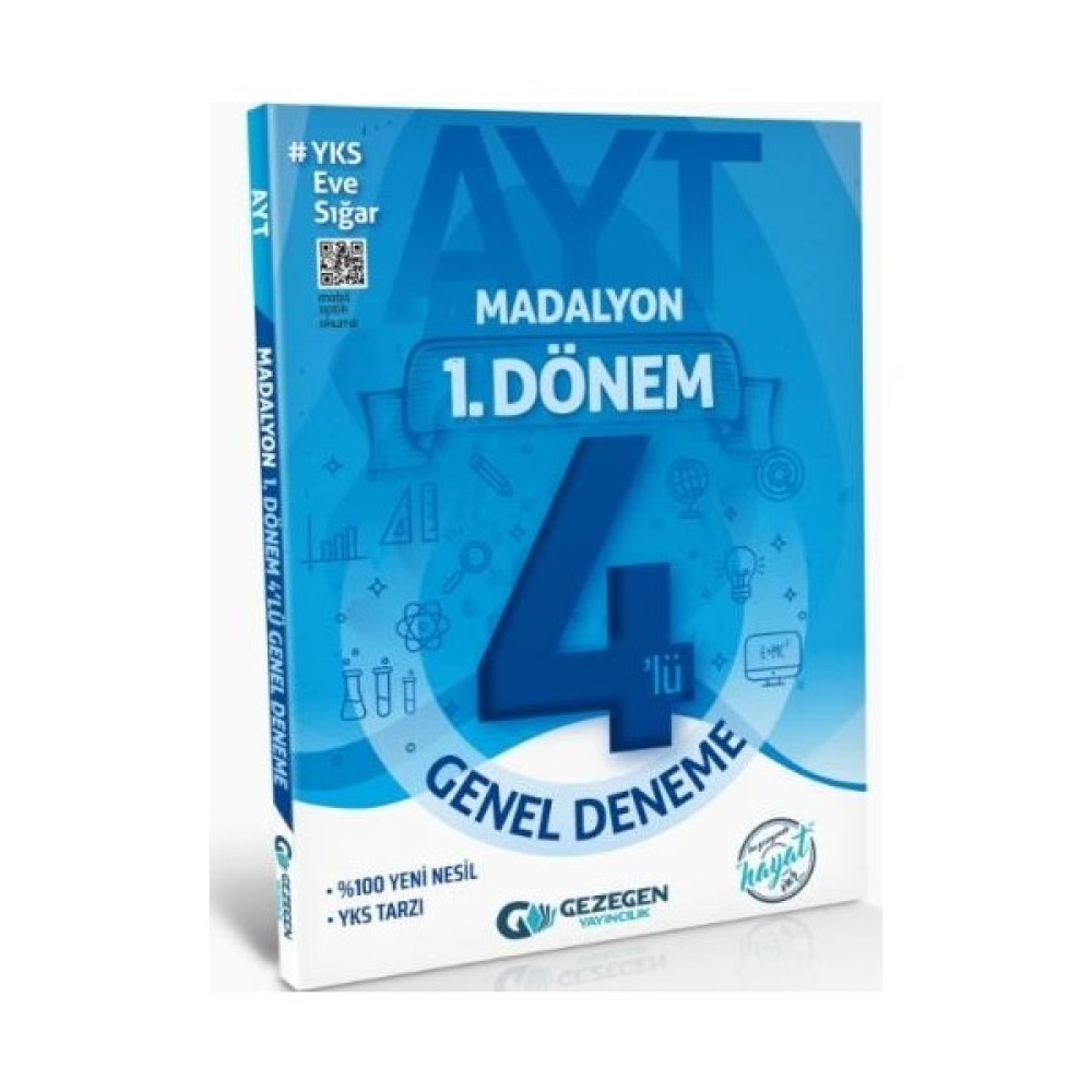 Gezegen Ayt 1. Dönem Madalyon Genel 4 Lü Deneme-Yeni - Komisyon Temel Yeterlilik Testi (TYT) Fiyatı