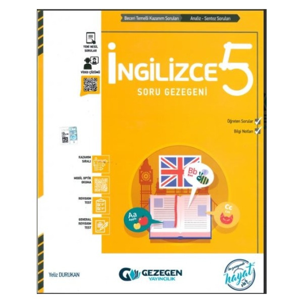 Gezegen Yayıncılık 5. Sınıf İngilizce Soru Bankası Yabancı Dil Kitapları Fiyatı
