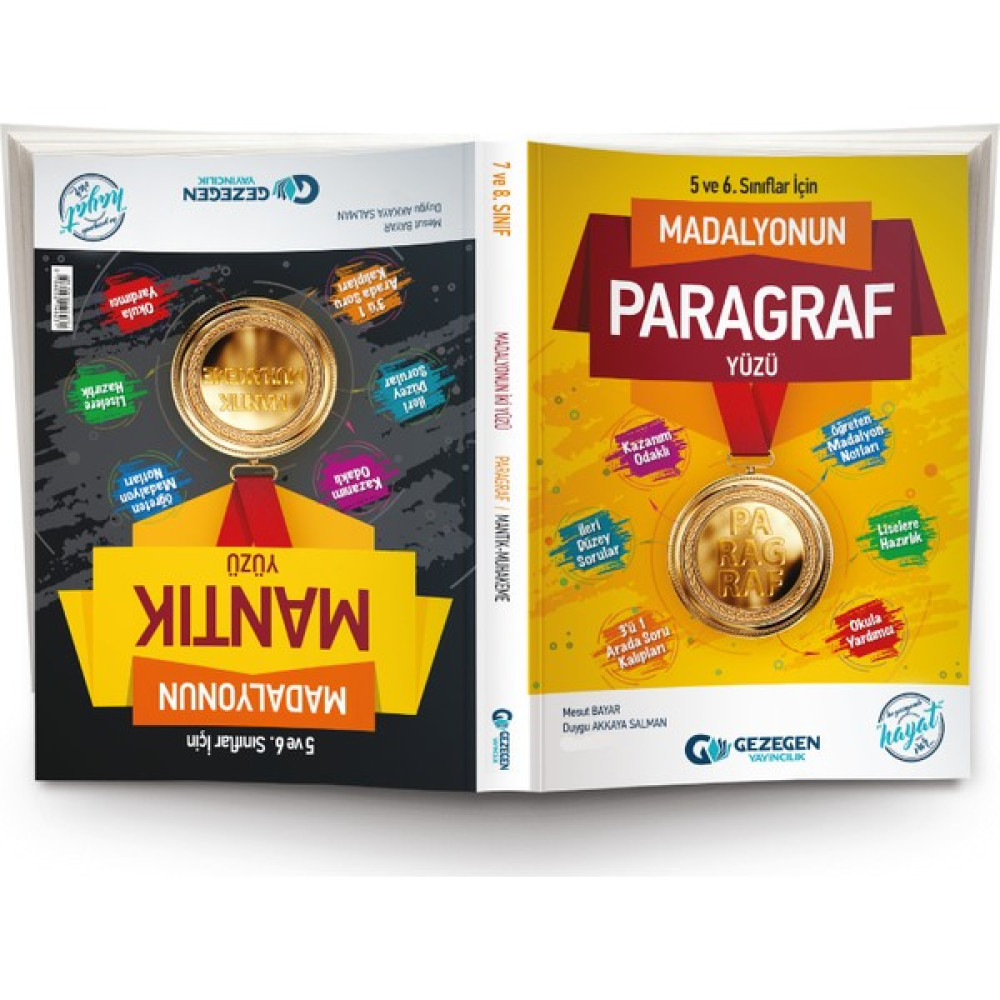 Gezegen Yayıncılık 5. ve 6. Sınıflar İçin Madalyonun Paragraf Mantık Yüzü Kaynak Kitapları Fiyatı