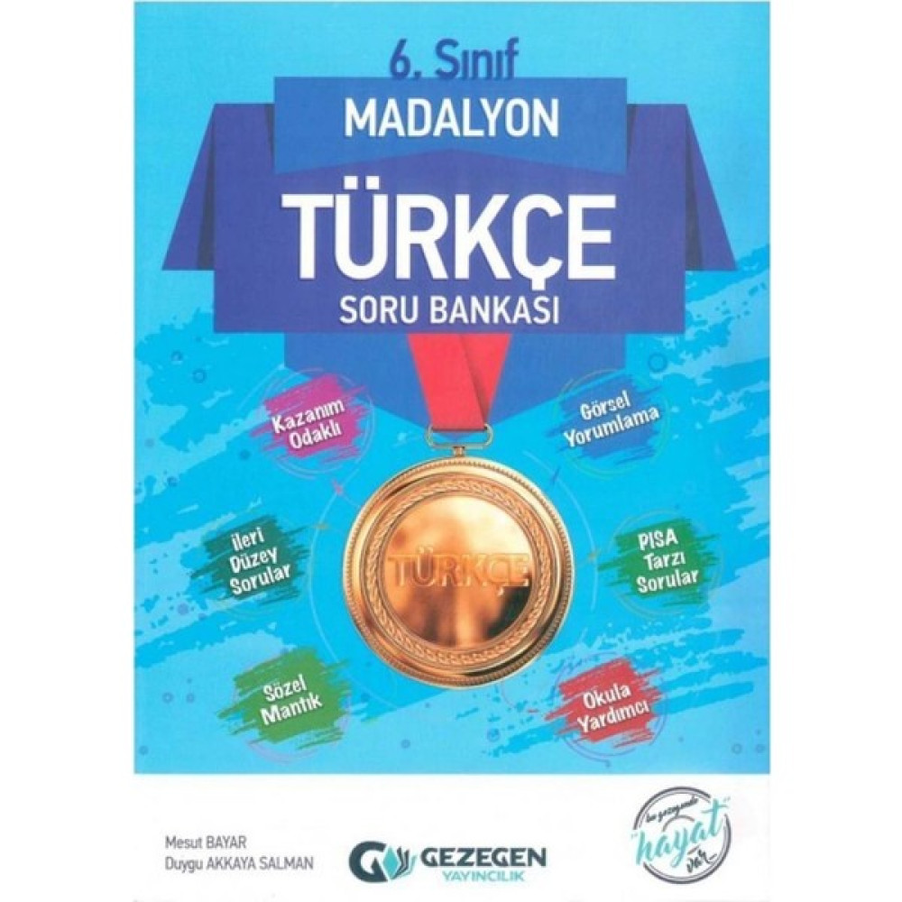 Gezegen Yayıncılık 6. Sınıf Madalyon Türkçe Soru Bankası Kaynak Kitapları Fiyatı