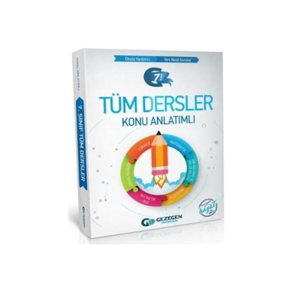 Gezegen Yayıncılık 7. Sınıf Tüm Dersler Konu Anlatımlı Ders Sınav Kitapları Fiyatı
