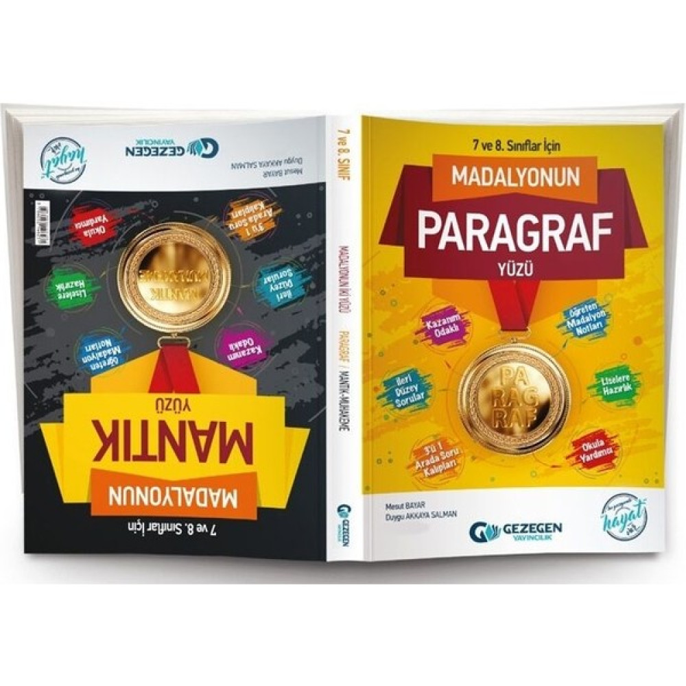 Gezegen Yayıncılık 7. ve 8. Sınıflar Için Madalyonun Paragraf-Mantık Yüzü 0922 Kaynak Kitapları Fiyatı