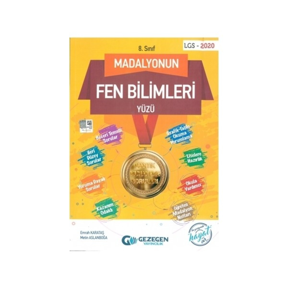Gezegen Yayıncılık LGS 8. Sınıf Fen Bilimleri Madalyonun Yüzü Ders Sınav Kitapları Fiyatı