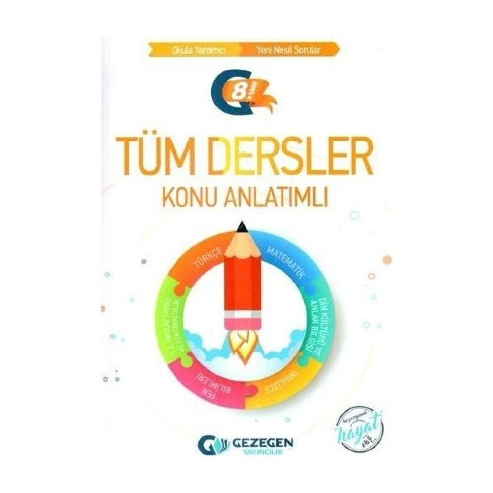 Gezegen Yayıncılık Tüm Dersler Konu Anlatımlı 8. Sınıf Tüm Dersler Fiyatı
