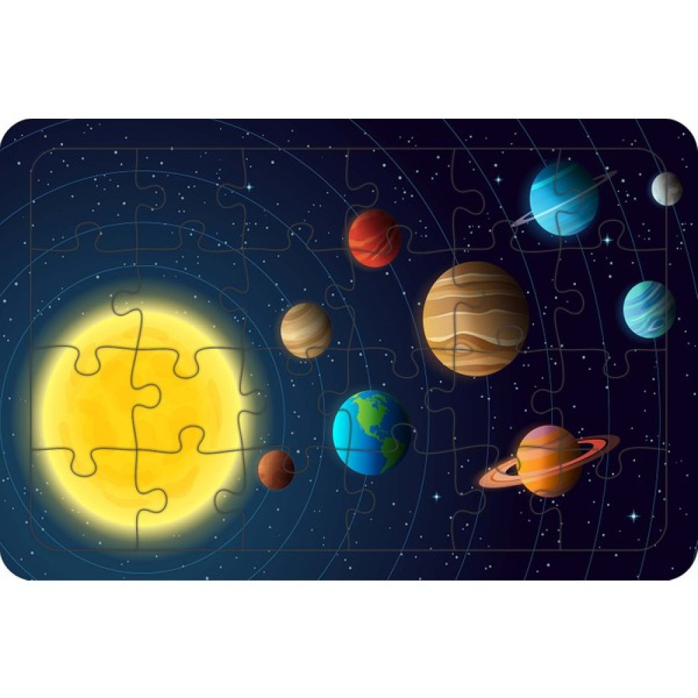 Gezegenler 24 Parça Ahşap Çocuk Puzzle Yapboz Model 2 Oto Boyaları Fiyatı