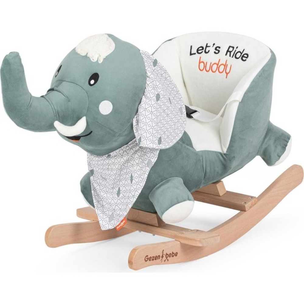 Gezenbebe Buddy Sallanan Arkadaş - Elephant - Yeşil Bebek Oyuncakları Fiyatı