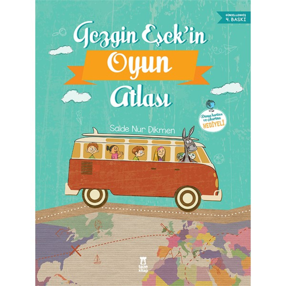 Gezgin Eşek’in Oyun Atlası (Harita Hediyeli) - Saide Nur Dikmen Bilim & Teknik Fiyatı