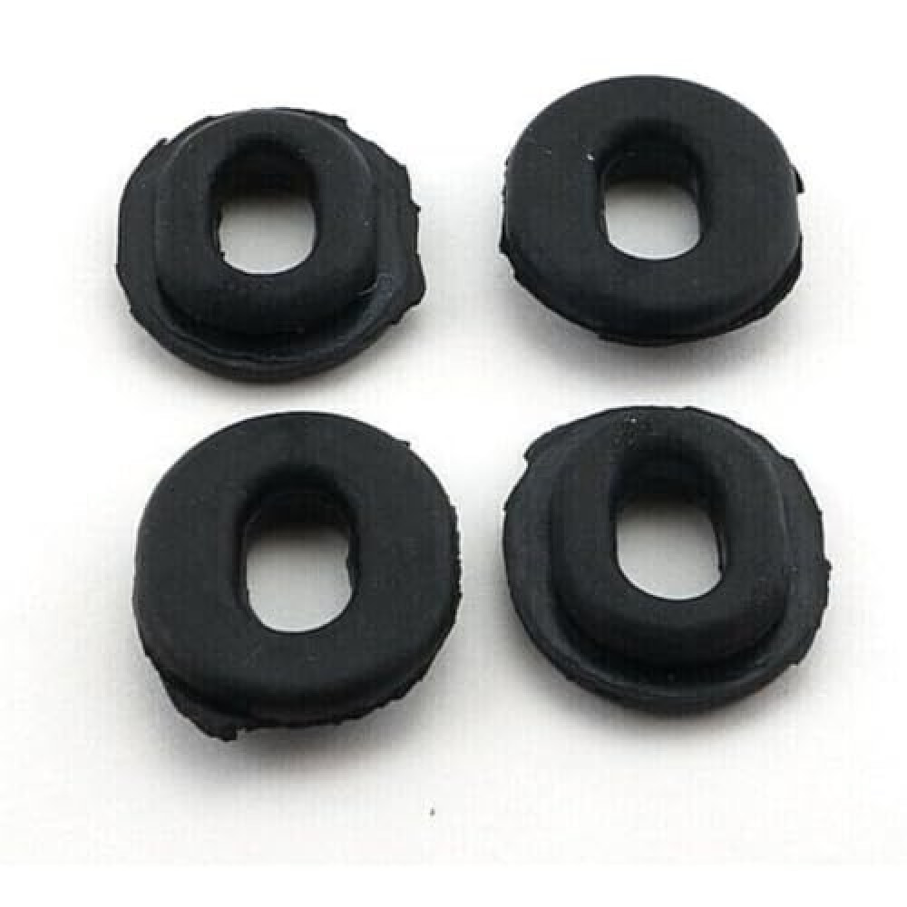 Gezocaromo 4 Pack of Side Cover Grommets Fits Honda Replaces (Rubber, Black)