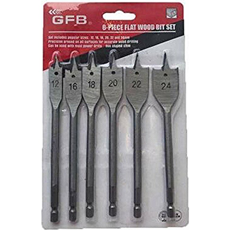 Gfb Yaprak Uçlu Matkap Ucu Seti 6 Parça (12-16-18-20-22-24) Matkaplar Fiyatı