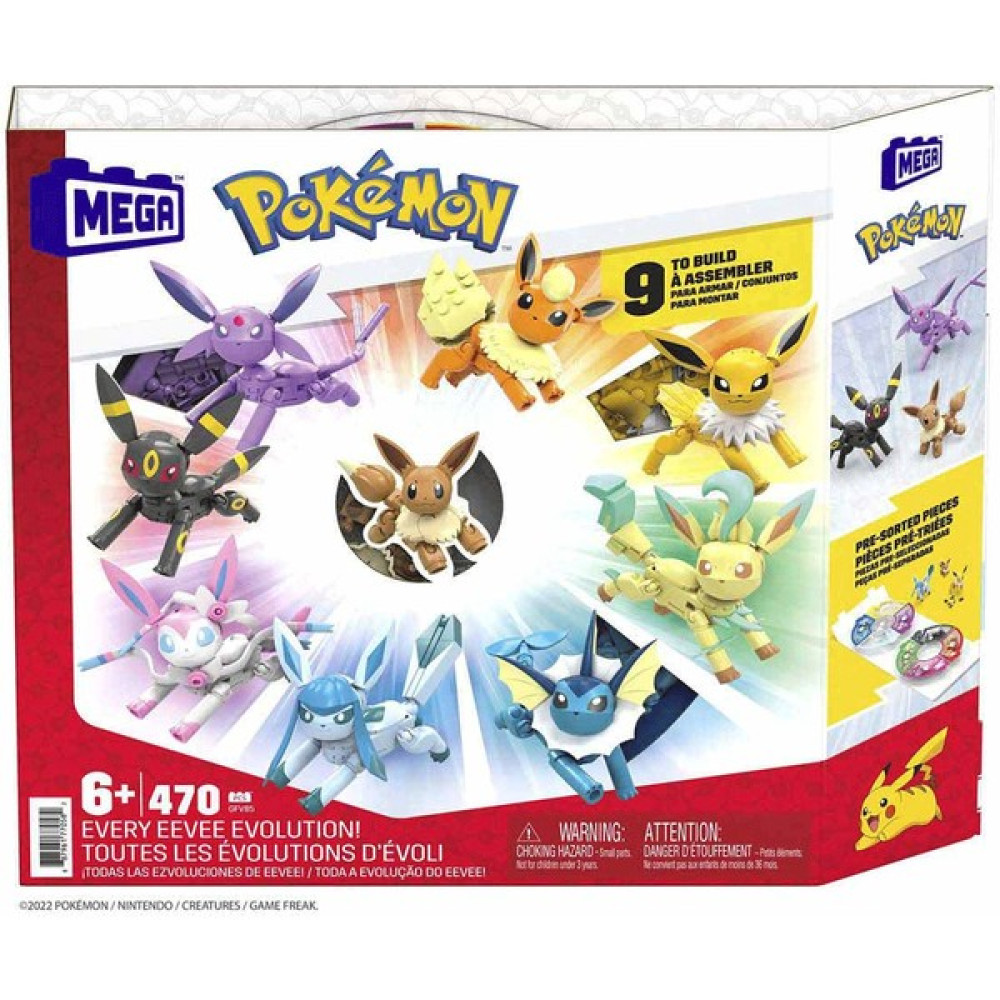 GFV85 Mega™ Pokémon™ Eevee Dönüşümleri 470 Parça +6 Yaş Legolar ( Yapım Oyuncakları ) Fiyatı