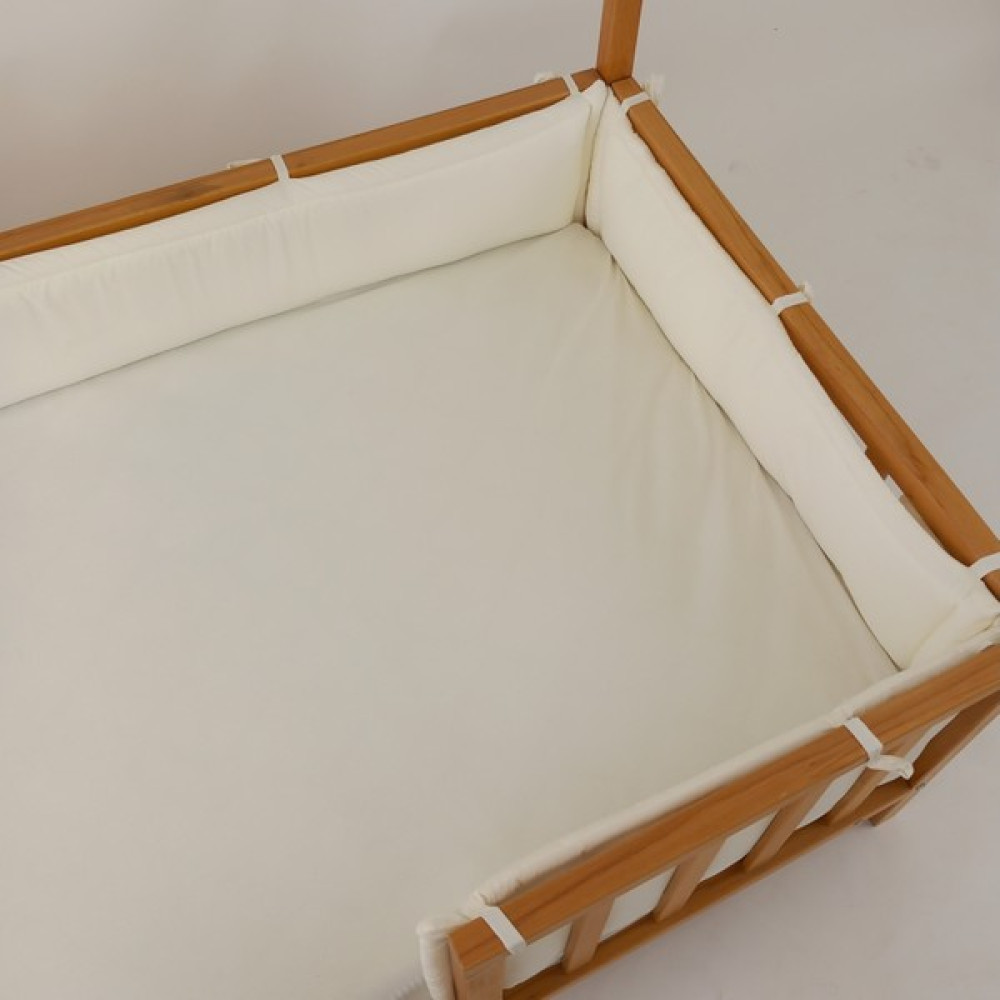 G&G Baby 90X190 cm Montessori Yataklar Için Yan Koruma Seti Ekru Bebek Güvenlik Fiyatı