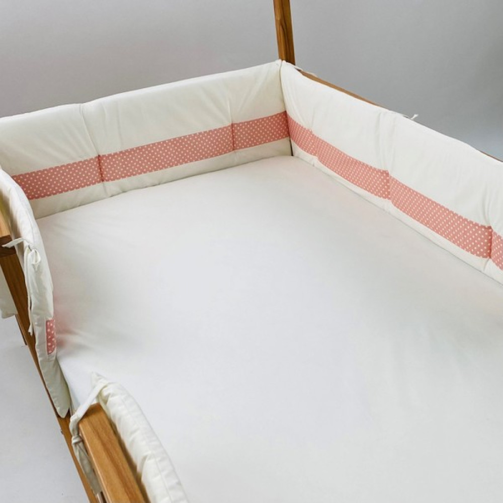 G&g Baby Ekru - Pembe Montessori Yataklar Için Yan Koruma Seti Bridgemall - 90 x 190 cm Bebek Güvenlik Fiyatı