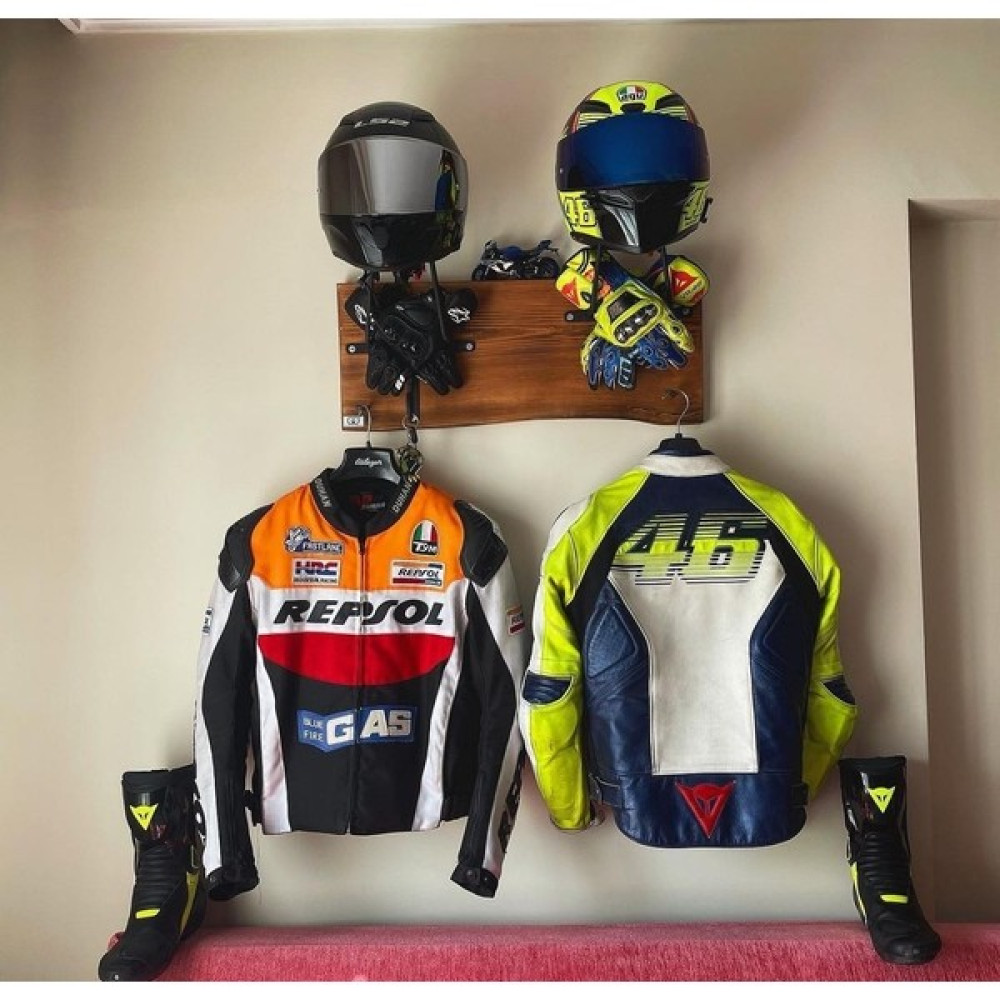 Ggart Decoration Motosiklet Kask Askısı, Motor Kask Askısı, SEX2V5 - Kahverengi Motorsiklet Kaskları Fiyatı