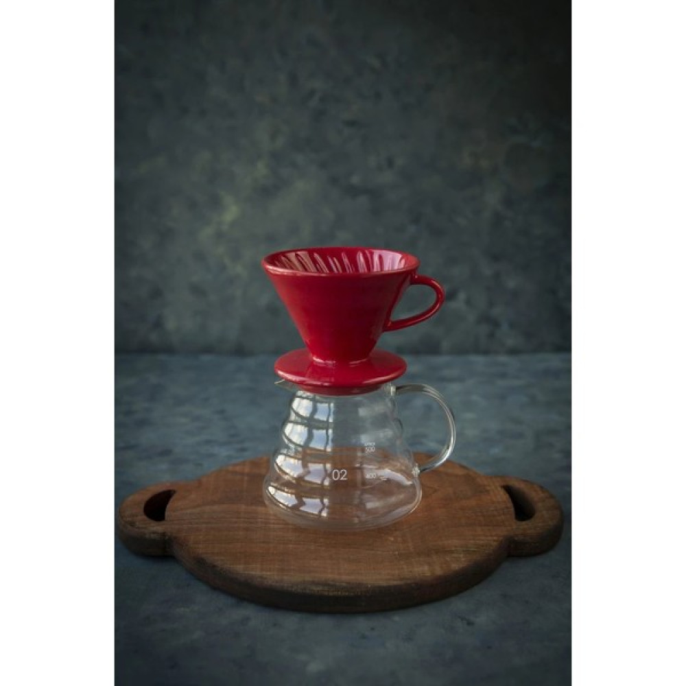 Gh Aksesuar Kahve Demleme Seti V60 Dripper Kırmızı + 600 Ml Kahve Sürahisi 2'Li Set Çay / Çaydanlık Setleri Fiyatı