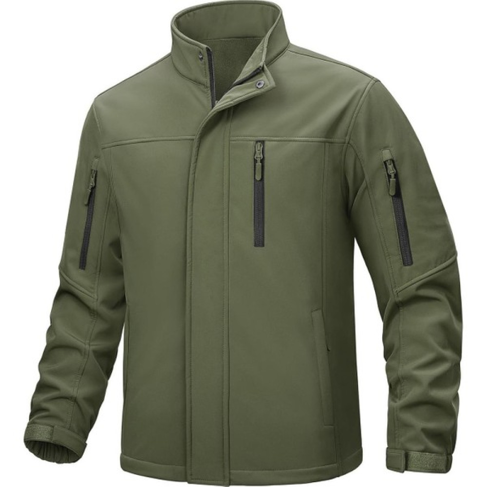 Ghassy Co. Erkek Içi Polarlı Dik Yaka Su ve Rüzgar Geçirmez Softshell Mont Mont (Outdoor) Fiyatı
