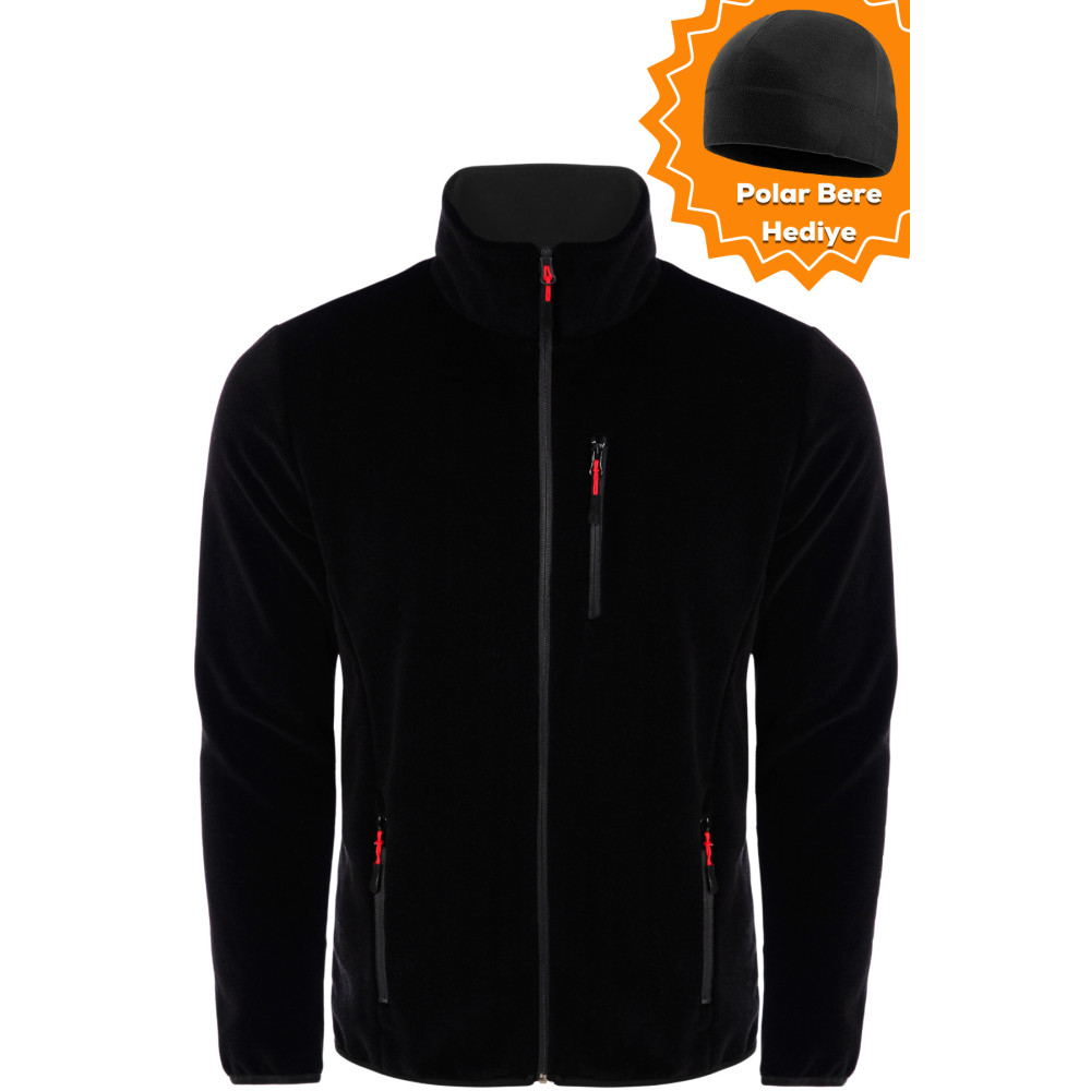 GHASSY CO. Erkek Pro Rüzgar Geçirmez 5 Cepli Outdoor Tam Fermuarlı Polar Ceket XXL Beden Kadın Giyim Fiyatı