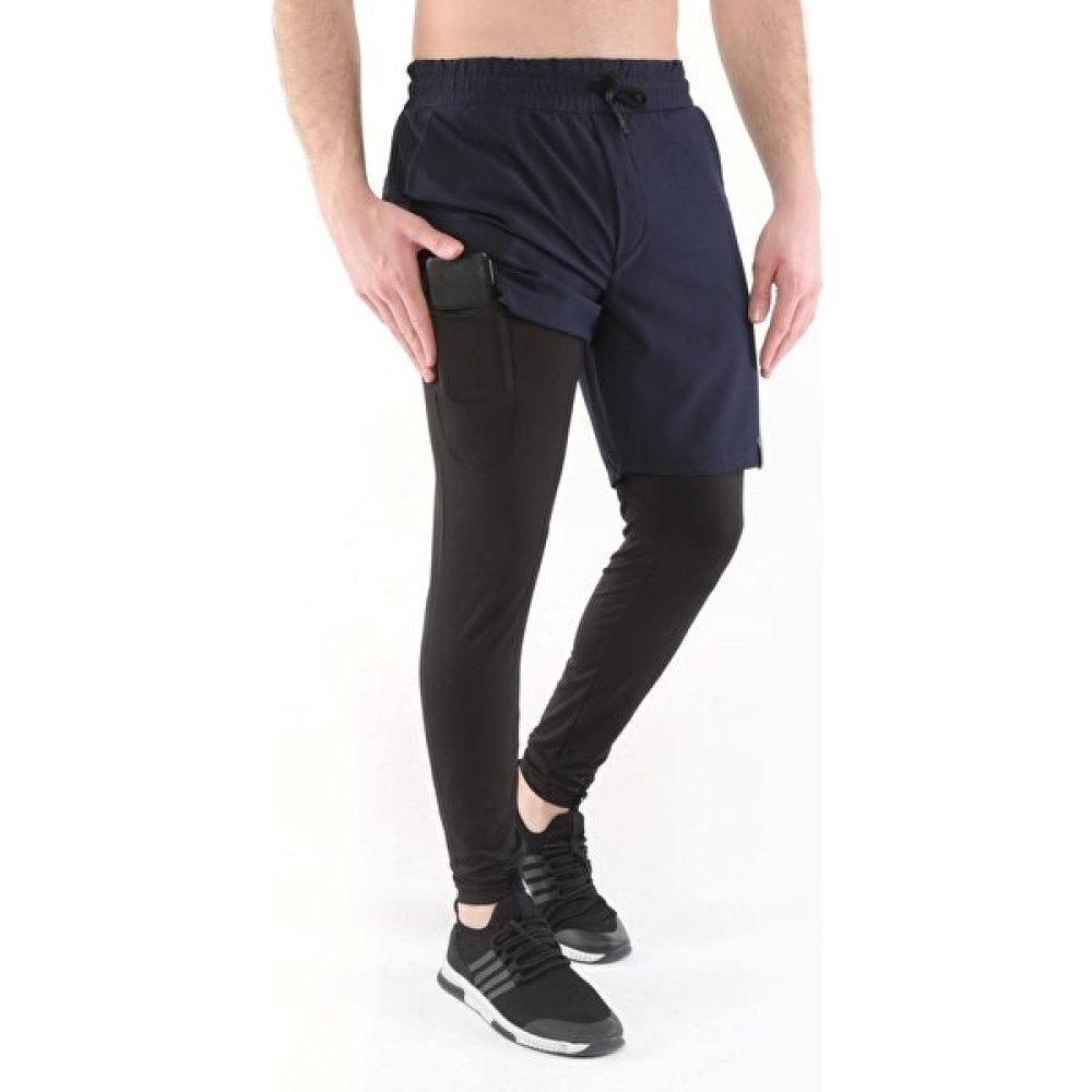 Ghassy Co. Erkek Running Compression Hızlı Kuruma Micropoly Halısaha Antrenman Gym Fitness Koşu Uzun Taytlı Şort Şort & Kapri (Outdoor) Fiyatı