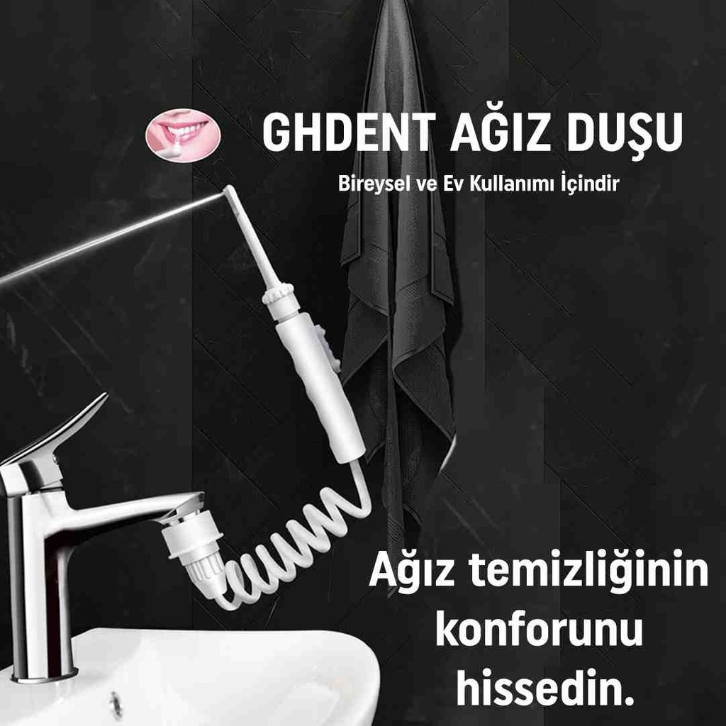 Ghdent 3 Başlıklı Manuel Ağız Duşu – Askılıklı Ağız Bakım– BPA FREE ve FDA Kriterlerine Uygun Diğer Fiyatı