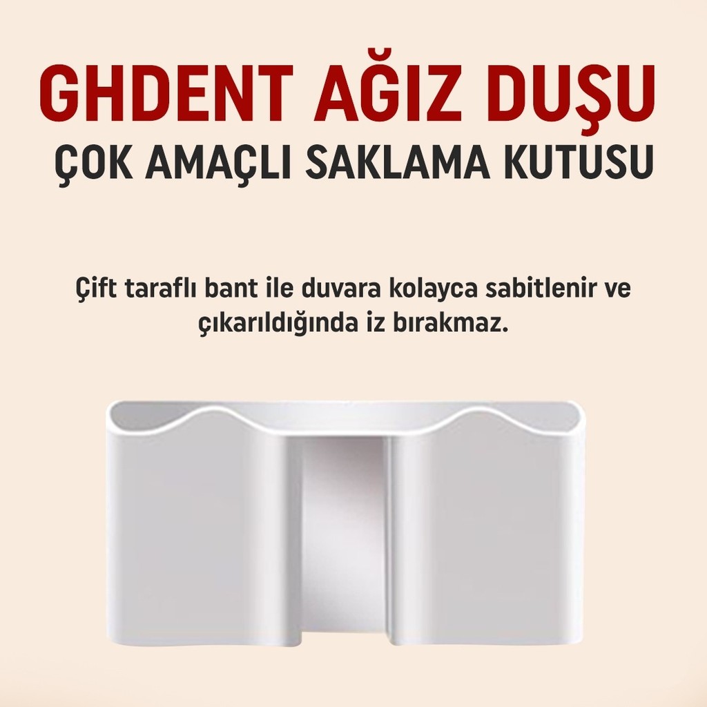 Ghdent Ağız Duşu Askılığı - Beyaz Diğer Fiyatı